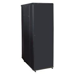 ARMADIO RACK 19" PER RETI 37U (A)1770, (L)600, (P)800 COLORE NERO PORTA VETRO