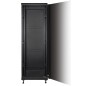 ARMADIO RACK 19" PER RETI 37U (A)1770, (L)600, (P)800 COLORE NERO PORTA VETRO