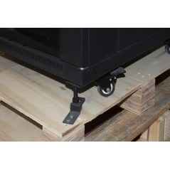 ARMADIO RACK 19" PER RETI 37U (A)1770, (L)600, (P)800 COLORE NERO PORTA VETRO