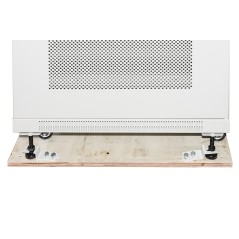 ARMADIO RACK 19" 42U (A)2055, (L)600, (P)1000 COLORE GRIGIO PORTA TRAFORATA