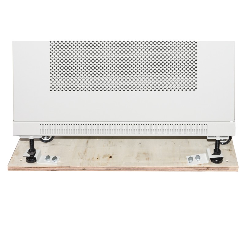 ARMADIO RACK 19" 42U (A)2055, (L)600, (P)1000 COLORE GRIGIO PORTA TRAFORATA