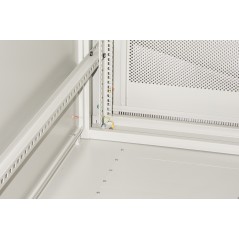 ARMADIO RACK 19" 42U (A)2055, (L)600, (P)1000 COLORE GRIGIO PORTA TRAFORATA