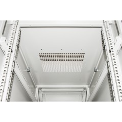 ARMADIO RACK 19" 42U (A)2055, (L)600, (P)1000 COLORE GRIGIO PORTA TRAFORATA