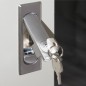 ARMADIO RACK 19" 42U (A)2055, (L)600, (P)1000 COLORE GRIGIO PORTA VETRO