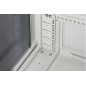 ARMADIO RACK 19" 42U (A)2055, (L)600, (P)1000 COLORE GRIGIO PORTA VETRO