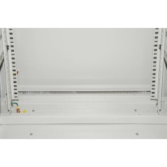 ARMADIO RACK 19" 42U (A)2055, (L)600, (P)1000 COLORE GRIGIO PORTA VETRO