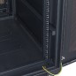 ARMADIO RACK 19" 42U (A)2055, (L)600, (P)1000 COLORE NERO PORTA TRAFORATA