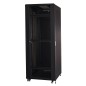 ARMADIO RACK 19" 42U (A)2055, (L)600, (P)1000 COLORE NERO PORTA TRAFORATA