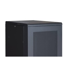 ARMADIO RACK 19" 42U (A)2055, (L)600, (P)1000 COLORE NERO PORTA TRAFORATA