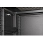 ARMADIO RACK 19" 42U (A)2055, (L)600, (P)1000 COLORE NERO PORTA VETRO