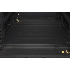 ARMADIO RACK 19" 42U (A)2055, (L)600, (P)1000 COLORE NERO PORTA VETRO