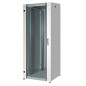 ARMADIO RACK PER RETI 19" 42U (A)2002, (L)600, (P)1000, COLORE GRIGIO PORTA A VETRO SERIE EAVI