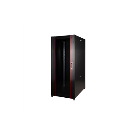 ARMADIO RACK PER RETI 19" 42U (A)2002, (L)600, (P)1000, COLORE NERO PORTA A VETRO SERIE EAVI