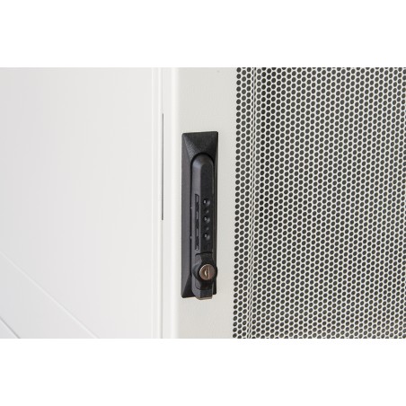 ARMADIO RACK 19" 42U CON 4 COMPARTIMENTI 1992(A) X 1070(P) X 600(L) GRIGIO PORTE TRAFORATE
