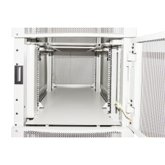 ARMADIO RACK 19" 42U CON 4 COMPARTIMENTI 1992(A) X 1070(P) X 600(L) GRIGIO PORTE TRAFORATE