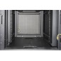 ARMADIO RACK 19" 42U CON 4 COMPARTIMENTI 1992(A) X 1070(P) X 600(L) NERO PORTE TRAFORATE