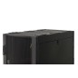 ARMADIO RACK 19" 42U CON 4 COMPARTIMENTI 1992(A) X 1070(P) X 600(L) NERO PORTE TRAFORATE