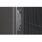 ARMADIO RACK 19" 42U CON 4 COMPARTIMENTI 1992(A) X 1070(P) X 600(L) NERO PORTE TRAFORATE
