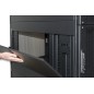 ARMADIO RACK 19" 42U CON 4 COMPARTIMENTI 1992(A) X 1070(P) X 600(L) NERO PORTE TRAFORATE