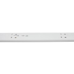 CANALINA PASSACAVI DA MURO MM 46X18 LUNGHEZZA MT 2 BIANCO CON COPERCHIO SCORREVOLE