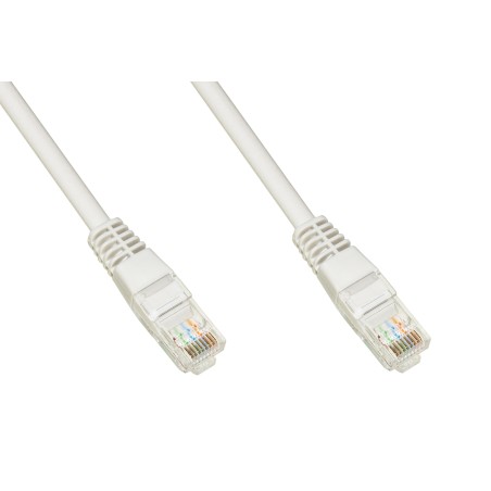 CAVO RETE UTP CAT. 5E NON SCHERMATO MT. 1,5 COLORE GRIGIO