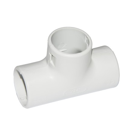 GIUNTO A T PER TUBI DI CONDOTTA DIAMETRO 32 MM PVC LK80432