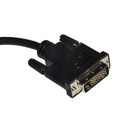 ADATTATORE ATTIVO VIDEO DVI-D 24+1 MASCHIO / VGA 15 POLI FEMMINA