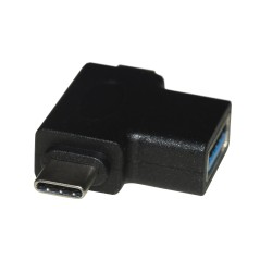 ADATTATORE 3 IN UNO - CONNETTORE USB A FEMMINA - MICRO USB MASCHIO - USB-C MASCHIO