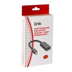 ADATTATORE MINI DISPLAYPORT MASCHIO - HDMI® FEMMINA NERO