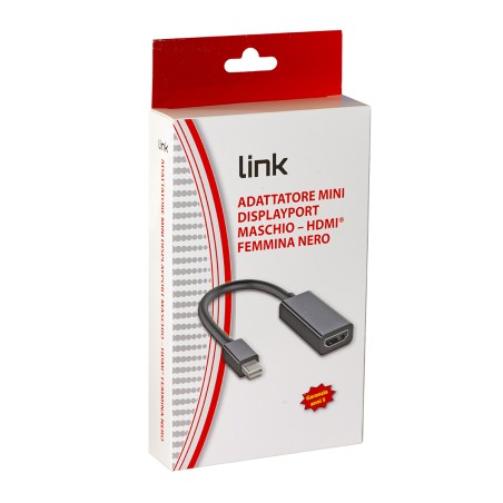 ADATTATORE MINI DISPLAYPORT MASCHIO - HDMI® FEMMINA NERO