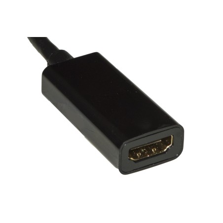 ADATTATORE MINI DISPLAYPORT MASCHIO - HDMI® FEMMINA CONTATTI DORATI 4KX2K60HZ HDR RGB4:4:4