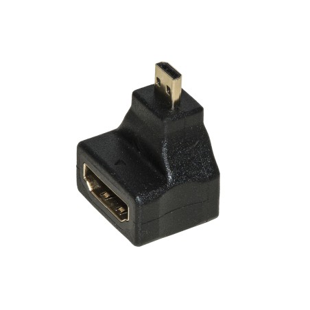ADATTATORE HDMI® FEMMINA - MICRO HDMI® MASCHIO 90° ANGOLATO