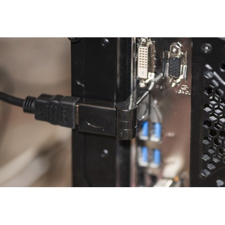 ADATTATORE HDMI® MASCHIO - HDMI® FEMMINA CONNETTORE INCLINABILE