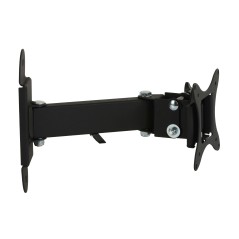 BRACCIO A MURO CON 2 SNODI PER TV LED/LCD DA 13 A 37" FINO A 15KG E VESA 100X100