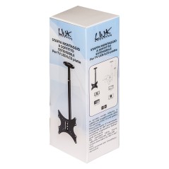 STAFFA ESTENSIBILE MONTAGGIO A SOFFITTO PER TV LED/LCD DA 13 A 43" FINO A 25KG E VESA 200X200