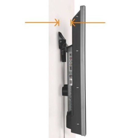 SUPPORTO MONITOR 37"-80" FINO A 50 KG PER PARETI CARTONGESSO LEGNO ECC