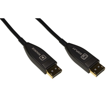 CAVO VIDEO AOC FIBRA OTTICA COLLEGAMENTO DISPLAYPORT 1.2 4K60HZ ULTRA HD MT 70