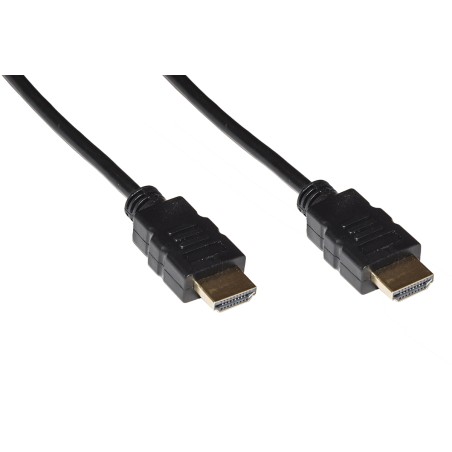 CAVO HDMI ® 4KX2K PER PC, NOTEBOOK, HDTV, ECC CONTATTI DORATI MT 1 COLORE NERO