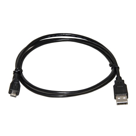 CAVO USB 2.0 - MICRO USB B IN RAME PER RICARICA E SCAMBIO DATI SMARTPHONE E TABLET MT 1 COLORE NERO