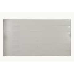 COPERTURA 19" PER ARMADI RACK 6U GRIGIO CON PARTI 1U STACCABILI INSTALLAZIONE CON CLIP