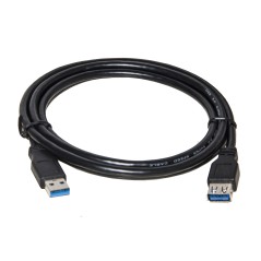 CAVO PROLUNGA USB 3.0 CONNETTORI A MASCHIO/FEMMINA IN RAME MT 1,8