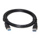 CAVO PROLUNGA USB 3.0 CONNETTORI A MASCHIO/FEMMINA IN RAME MT 1,8