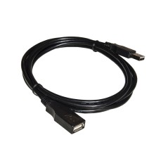 CAVO USB 2.0 MASCHIO/FEMMINA RAME CONNETTORE FEMMINA ISOLATO MT 2