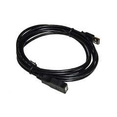 CAVO USB 2.0 MASCHIO/FEMMINA RAME CONNETTORE FEMMINA ISOLATO MT 3