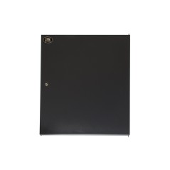 PORTA CHIUSA IN METALLO PIENO CON SERRATURA PER ARMADIO LINK 15U LK 1915UNF NERO
