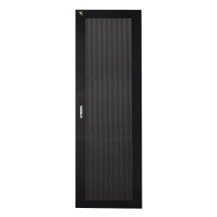 PORTA IN METALLO TRAFORATA NERA PER ARMADI LINK 42U LARGHEZZA 600MM CON SERRATURA