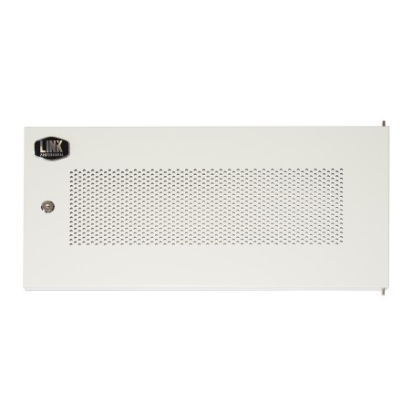 PORTA METALLO TRAFORATA CON SERRATURA PER ARMADIO LINK 6U LK 1906UGF GRIGIO