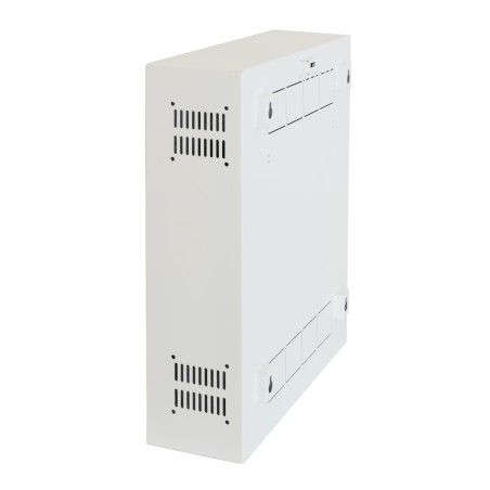 BOX A MURO PER DVR, 2 CHIAVI, 2 SWITCH PER ALLARMI BIANCO, CM 43X13X50