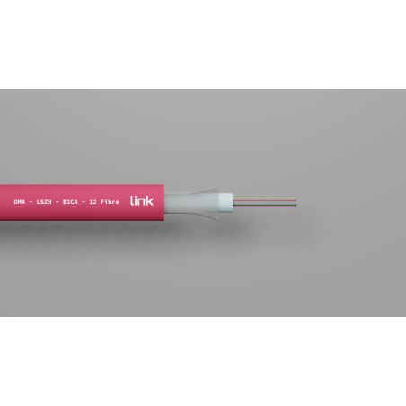 CAVO FIBRA OTTICA 12 FIBRE LOOSE OM4 ANTIRODITORE LSZH CLASSE B2CA (AL METRO)