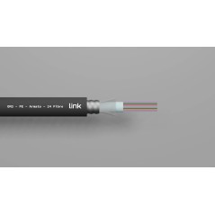 CAVO FIBRA OTTICA DA ESTERNO ARMATO OM3 GUAINA PE 24 FIBRE (AL METRO)